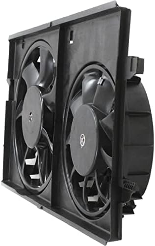 Front Radiator Fan Assembly Plastic Direct Replacement Compatible with 2006-2012 Chevrolet Malibu GM3115208 22719384