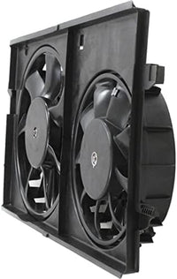 Front Radiator Fan Assembly Plastic Direct Replacement Compatible with 2006-2012 Chevrolet Malibu GM3115208 22719384
