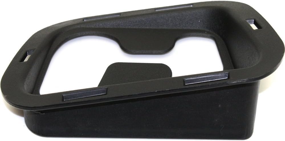 Front Bumper Tow Hook Cover Textured Left Driver Side Direct Replacement Compatible With 2007-2014 Chevrolet Tahoe GM1029102 15893976