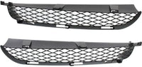 Set Of 2 Front Bumper Upper Grille Right Passenger & Left Driver Side Direct Replacement Compatible With 2004-2006 BMW X5 BM1039139 BM1038139 51117116398 51117116397