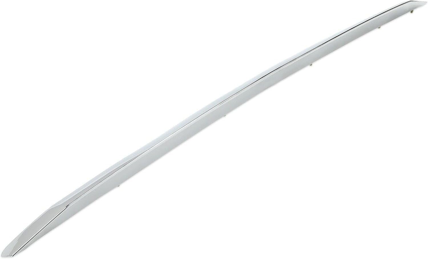 Front Hood Molding Chrome Plastic Direct Replacement Compatible with 2005-2010 Toyota Avalon TO1235100 75770AC010