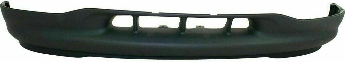 Front Bumper Chrome + Upper Cover + Lower Valance Primed + Brackets Left & Right Side Direct Replacement Compatible With Ford F-150 1999-2002 FO1095194 FO1066138 FO1067138 FO1057282