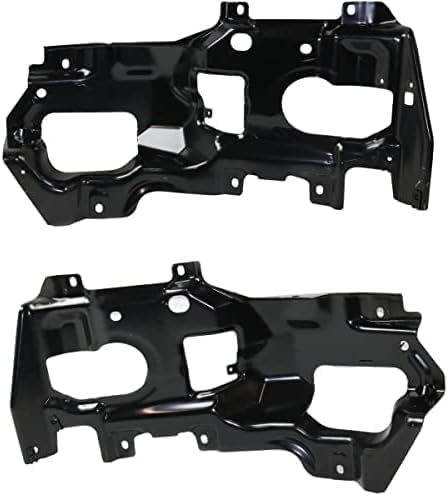 Set Of 2 Front Bumper Support Bracket Steel Right Passenger & Left Driver Side Direct Replacement Compatible With 2016-2018 GMC Sierra 1500 GM1062116 GM1063116 23381977 23381978