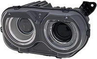 Front Head Light Assembly Without Air Ducts Halogen Right Passenger Side Direct Replacement Compatible With 2015-2022 Dodge Challenger CH2503267 68174064AG 68174064AF