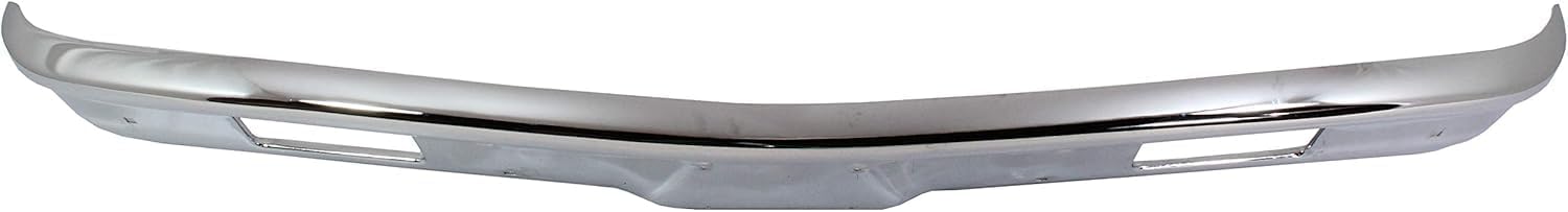 Front Bumper Chrome Steel Direct Replacement Compatible With 1971-1972 GMC/Chevrolet/Suburban C/K Series GM1002351 3990710