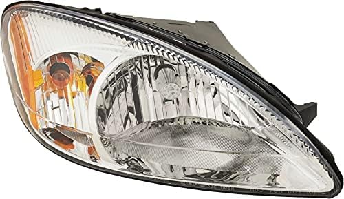 Set Of 2 Front Head Light Assembly Halogen Right Passenger & Left Driver Side Direct Replacement Compatible With 2000-2007 Ford Taurus 1F1Z13008AB-PFM 1F1Z13008AA-PFM