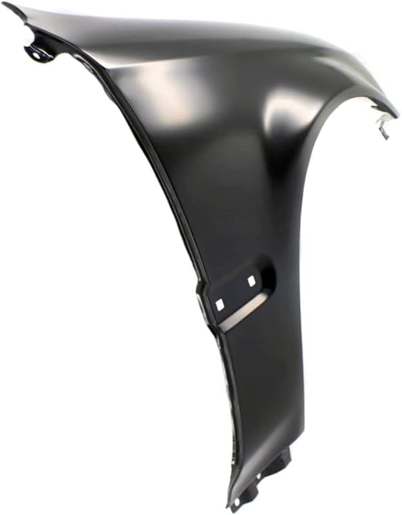 Front Fender Primed Steel With Molding Holes Right Passenger Side Direct Replacement Compatible With 1996-1998 Honda Civic HO1241143 60211S04A00ZZ