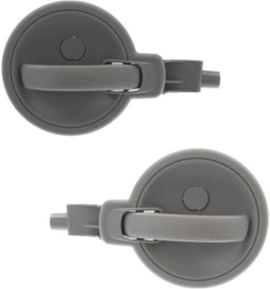 Set of 2 Front Or Rear Interior Door Handle Left Driver & Right Passenger Side Direct Replacement Compatible with 2008-2014 Dodge Avenger CH1353138 CH1352138 1FU94XDBAA 1FU95XDBAB