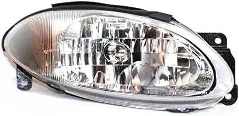 Set Of 2 Front Headlight Assembly Right Passenger & Left Driver Side Direct Replacement Compatible With 1998-2003 Ford Escort FO2502172 FO2503172 XS4Z13008DA XS4Z13008CA