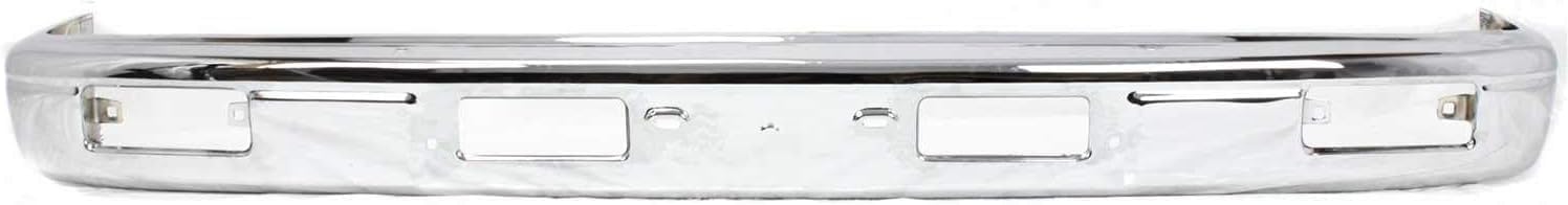 Front Bumper Face Bar Chrome Steel Direct Replacement Compatible With 1987-1988 Toyota Pickup TO1002105 5210189101