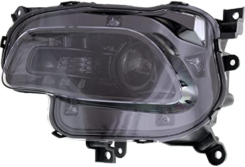 Set Of 2 Front Headlight Assembly Halogen With Black Trim Right Passenger & Left Driver Side Direct Replacement Compatible With 2014-2018 Jeep Cherokee CH2503249 CH2502249 68102846AE