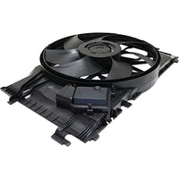 Front Radiator Cooling Fan Assembly Direct Replacement Compatible with 2003-2005 Mercedes Benz CLK320 / 2001-2007 C-Class MB3000102 203500029328