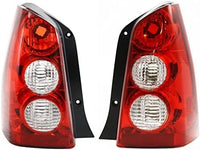 Set Of 2 Tail Light Lens And Housing Right Passenger & Left Driver Side Direct Replacement Compatible With 2005-2006 Mazda Tribute MA2819107 MA2818107 EF9151170C EF9151180C