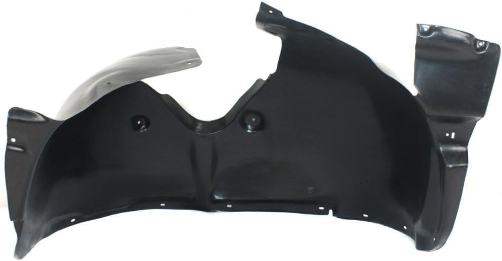Front Fender Liner Left Driver Side Direct Replacement Compatible With 2008-2010 Volkswagen Touareg VW1248115 7L6809961L
