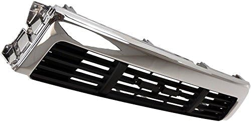 Front Grille Center Chrome Shell With Primed Insert Direct Replacement Compatible With 1989-1991 Toyota Pickup TO1200139 5311189138