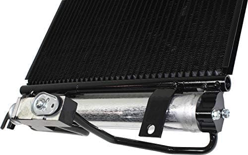 Front A/C Condenser Aluminum Core Direct Replacement Compatible with 2001-2006 Chevrolet Venture/Buick Rendezvous/Oldsmobile Silhouette/Saturn Relay GM3030147 10339103