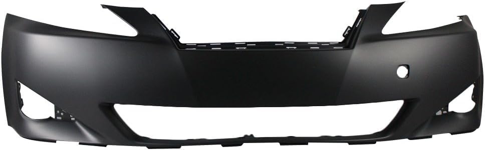 Front Bumper Cover Primed Without Washer Holes Direct Replacement Compatible With 2006-2008 Lexus IS250 / IS350 LX1000163 5211953925