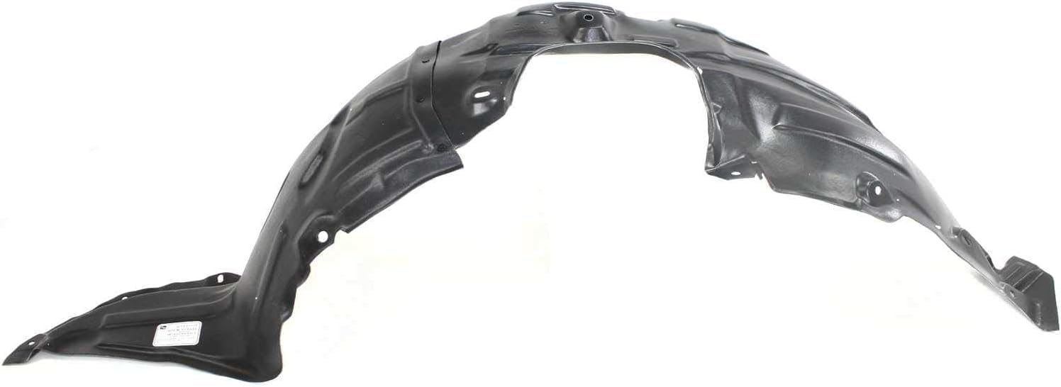 Front Fender Liner Right Passenger Side Direct Replacement Compatible With 2004-2009 Mazda 3 MA1249126 BP4L56130E
