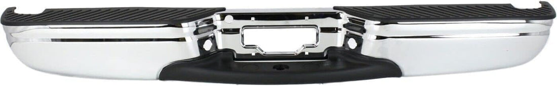 Rear Step Bumper Assembly Chrome Without Brackets Direct Replacement Compatible With 1997-1999 Ford F-250/1997-2003 F-150 FO1103101 XL3Z17906CB-PFM