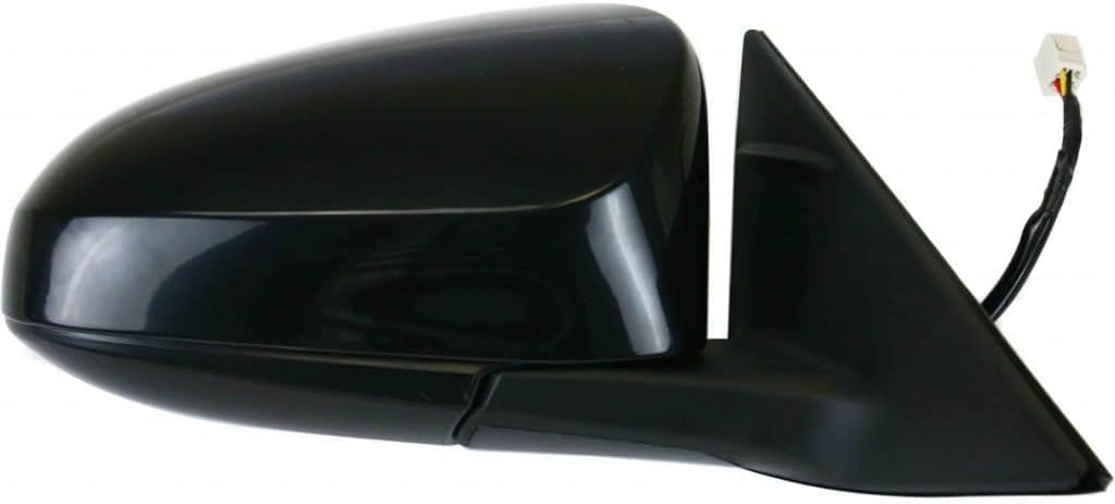 Front Power Mirror Manual Folding Heated Primed Right Passenger Side Direct Replacement Compatible With 2012-2014 Toyota Camry TO1321276 8790806410-PFM 8790806411