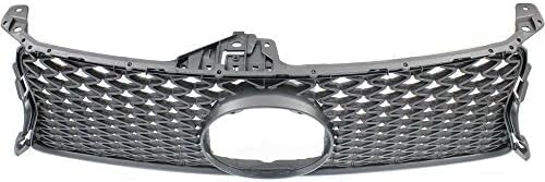 Front Grille Assembly Gray Shell And Insert Plastic Direct Replacement Compatible With 2013-2015 Lexus GS350 / 2015 Lexus GS450h LX1200142 5311130E00