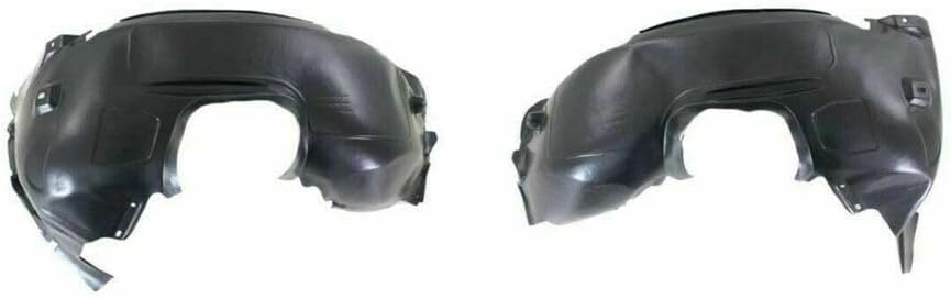 Front Engine Splash Shield Under Cover + Fender Liners Left Driver & Right Passenger Side Direct Replacement Compatible With 2012-2018 Ford Focus FO1228119 FO1248160 FO1249160