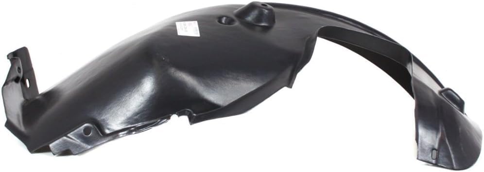 Front Fender Liner Rear Section Left Driver Side Direct Replacement Compatible With 2008-2013 BMW 1-Series BM1248105 51717166243
