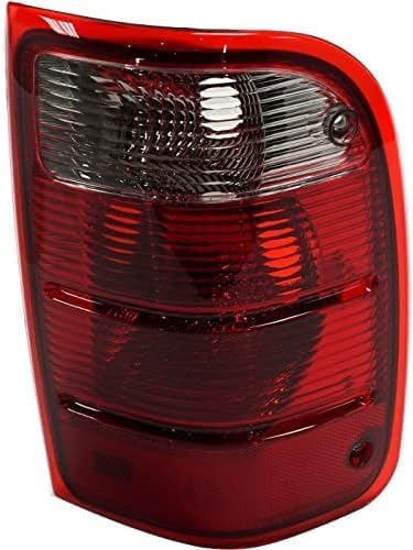 Set Of 2 Tail Light Lens And Housing Right Passenger & Left Driver Side Direct Replacement Compatible With 2001-2005 Ford Ranger FO2801156 FO2800156 1L5Z13404BA 1L5Z13405BA