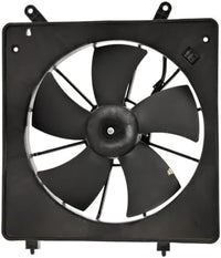 Front Radiator Single Fan Assembly Plastic Left Driver Side Direct Replacement Compatible With 1998-2002 Honda Accord HO3115103 19015PAAA01-PFM 19020PAAA01