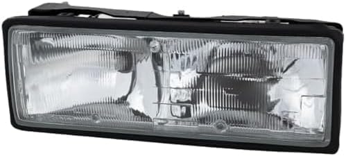 Set Of 2 Front Headlight Assembly Halogen Right Passenger & Left Driver Side Direct Replacement Compatible With 1987-1990 Chevrolet Caprice GM2502108 GM2503110 16513075 16513076