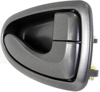 Front Or Rear Interior Door Handle Gray Plastic Right Passenger Side Direct Replacement Compatible with 2000-2006 Hyundai Accent HY1353112 8262025000YN