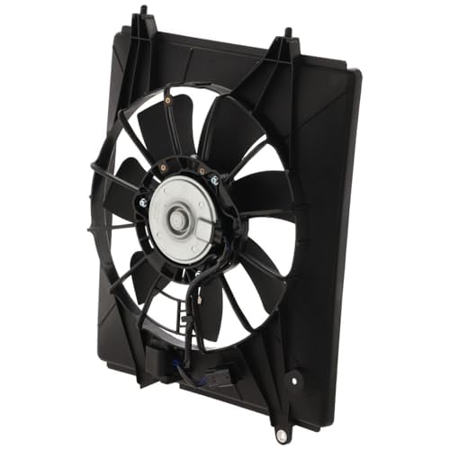 Front A/C Condenser Fan Assembly Plastic Right Passenger Side Direct Replacement Compatible with 2010-2011 Honda CR-V HO3120107 38616REZA01-PFM