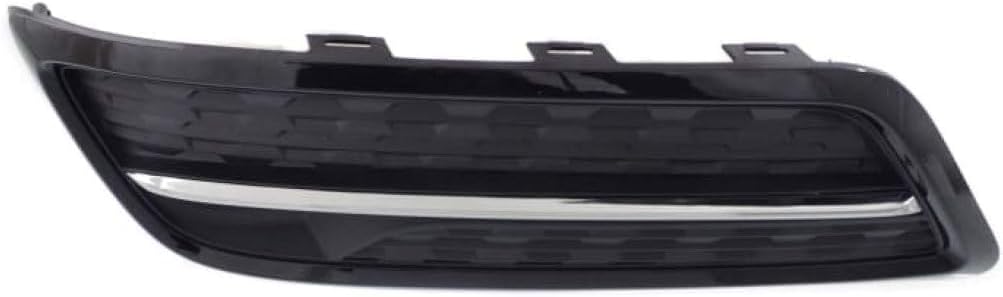 Front Fog Light Cover Painted Black And Chrome Direct Replacement Compatible With 2014-2016 Acura MDX AC1038105 71107TZ5A01