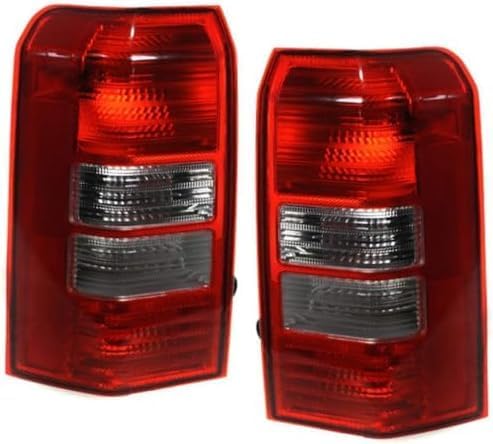 Set Of 2 Tail Light Assembly Right Passenger & Left Driver Side Direct Replacement Compatible With 2008-2017 Jeep Patriot 5160364AG-PFM 5160365AG-PFM
