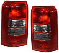Set Of 2 Tail Light Assembly Right Passenger & Left Driver Side Direct Replacement Compatible With 2008-2017 Jeep Patriot 5160364AG-PFM 5160365AG-PFM