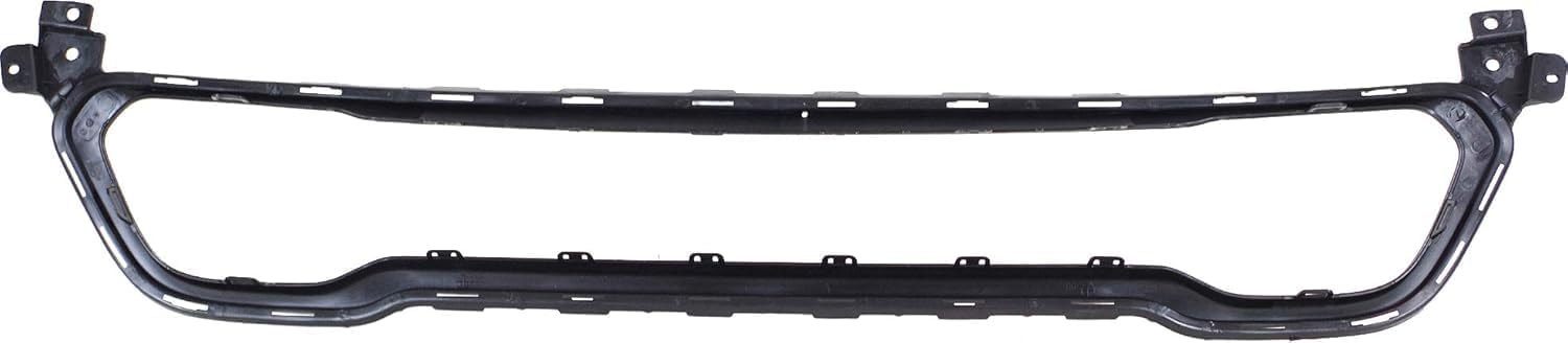 Front Bumper Molding Dark Gray Direct Replacement Compatible With 2014-2018 Jeep Cherokee CH1044112 CH1044113 68210024AC 68203230AB