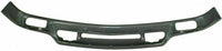 Front Bumper Chrome Steel + Upper Cover Primed + Lower Valance Air Deflector Textured Direct Replacement Compatible With GMC Sierra 1999-2002 / Yukon 1500 2500 2000-2006 GM1092169