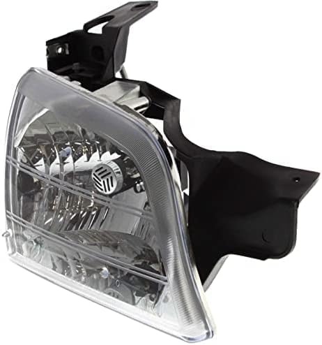 Front Headlight Assembly + Corner Lamp Lens And Housing Right Passenger & Left Driver Side Direct Replacement Compatible With 1997-2005 Chevrolet Venture GM2502175 GM2503175