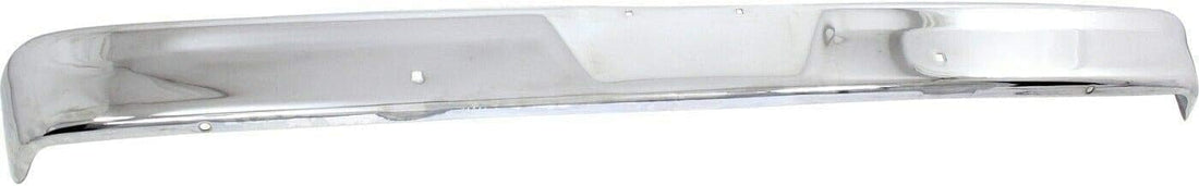 Front Bumper Chrome Steel Direct Replacement Compatible With 1967-1977 Ford F-Series FO1002102 C4TZ17757D
