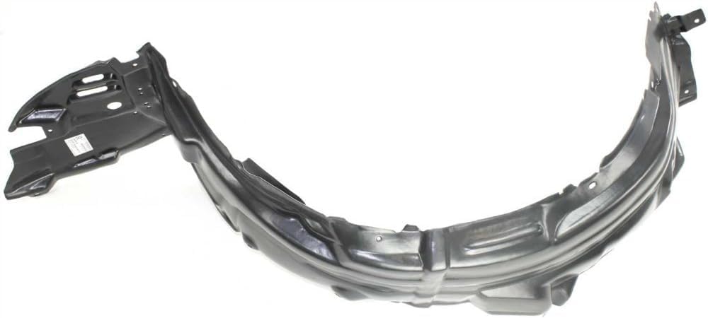 Front Inner Fender Liner Right Passenger Side Direct Replacement Compatible With 2008-2011 Lexus GS350 / GS450h / GS460 LX1249106 5380530150