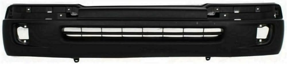 Front Bumper Cover + Reinforcement + Grille + Headlight Filler + Brackets + End Trims + Corner & Head Lights LH And RH Side Direct Replacement Compatible With 1998-2000 Toyota Tacoma
