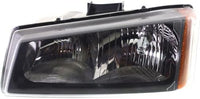 Set Of 2 Front Headlight Assembly Fluted Reflector Right Passenger & Left Driver Side Direct Replacement Compatible With 2003-2006 Chevrolet Silverado/Avalanche GM2502257 GM2503257