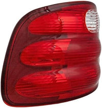 Tail Light Lens And Housing Left Driver Side Direct Replacement Compatible With 2001-2004 Ford F-150/2004 Heritage FO2800178 YL3Z13405AA