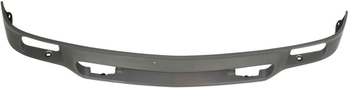 AUTOS PARTS PLUS Front Bumper Lower Valance Air Deflector Textured With Fog Light Holes Direct Replacement Compatible With 1999-2004 GMC Sierra 1500 2500 3500 GM1092169 88980801