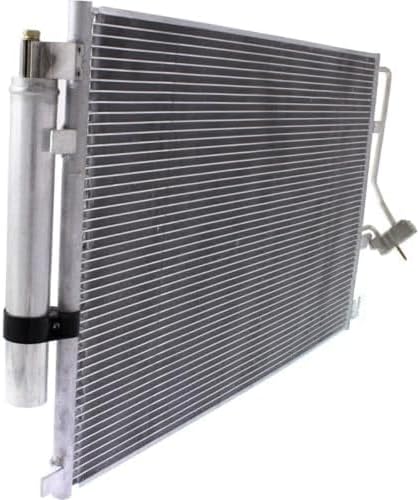 Front A/C Condenser Aluminum Core Direct Replacement Compatible With 2007-2009 Dodge Sprinter / 2007-2013 Freightliner / 2010-2021 Mercedes Benz Sprinter 2500 3500 CH3030247