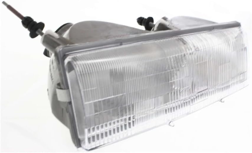 Set Of 2 Front Headlights Assembly Right Passenger & Left Driver Side Direct Replacement Compatible With 1989-1990 Mercury Cougar / 1992-1994 Grand Marquis FO2502126 FO2503126