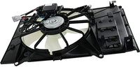 Front Radiator Single Fan Assembly Plastic Direct Replacement Compatible with 2016-2022 Mazda CX-3 MA3115166 PEHH15025