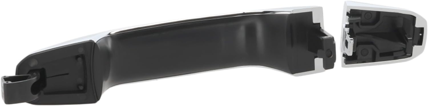 Rear Exterior Door Handle Chrome Left Driver Side Direct Replacement Compatible with 2014-2022 Chevrolet Silverado/GMC Sierra / 2015-2018 Suburban/Tahoe GM1520151 22923598