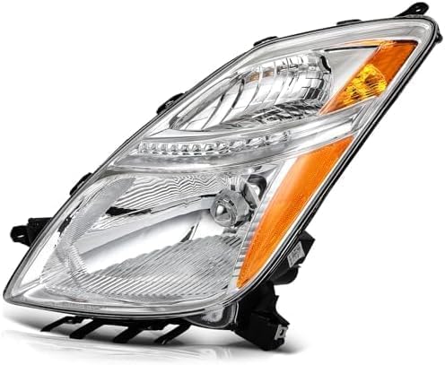 Set Of 2 Front Headlight Lens And Housing Right Passenger & Left Driver Side Direct Replacement Compatible With 2006-2009 Toyota Prius TO2518110 TO2519110 8117047160 8113047160