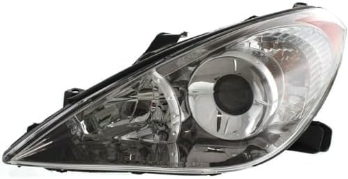 Set Of 2 Front Head Light Assembly Plastic Left Driver & Right Passenger Side Direct Replacement Compatible With 2004-2006 Toyota Solara TO2502152 TO2503152 81150AA080 81110AA080